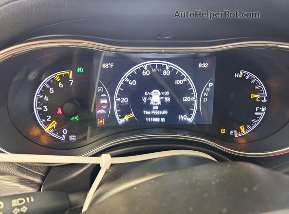 1C4RJFJT5HC888559 2017 JEEP GRAND White Вид щитка приладів