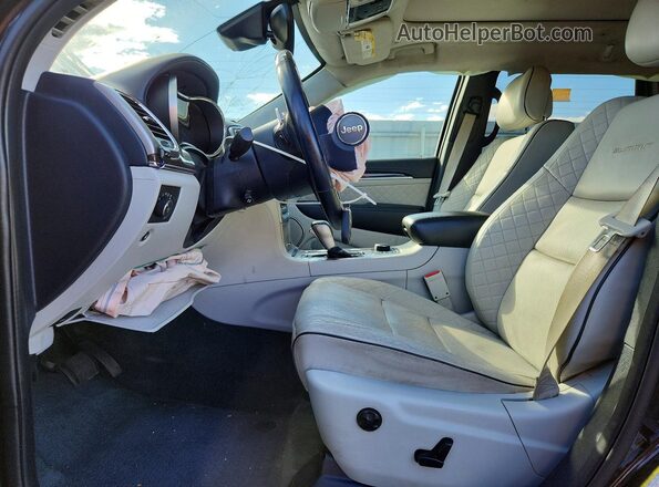 1C4RJFJT7HC784302 2017 JEEP GRAND Black წინა სალონის ხედი