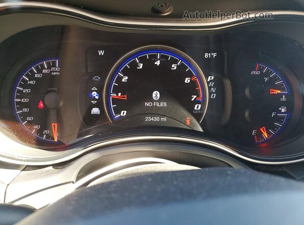 1C4RJFN97KC849428 2019 JEEP GRAND Gray Instrument cluster view