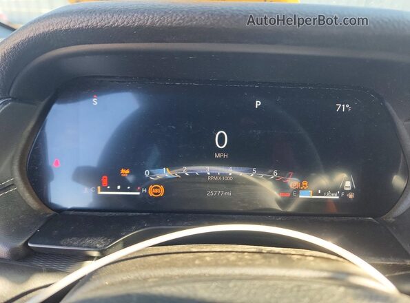 1C4RJHAG7SC317676 2025 JEEP GRAND White Вид щитка приладів