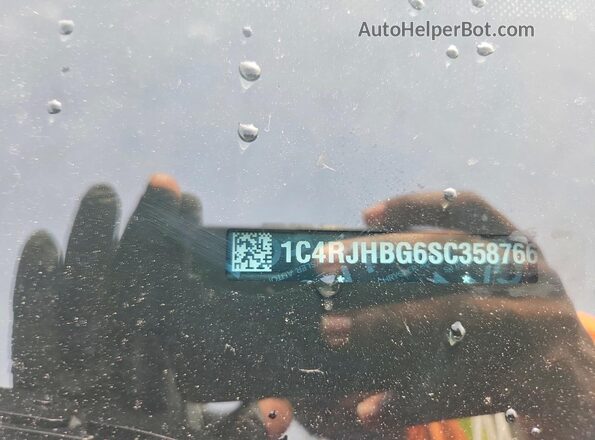 1C4RJHBG6SC358766 2025 JEEP GRAND Black Вид наклейки з VIN-кодом