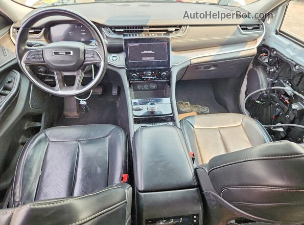 1C4RJKBG0M8122665 2021 JEEP GRAND Белый Вид панели приборов