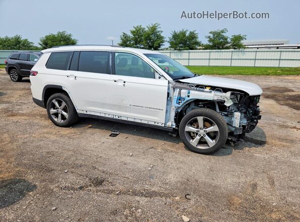 1C4RJKBG0M8122665 2021 JEEP GRAND Белый Передняя правая четверть