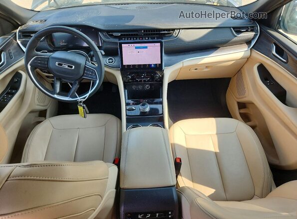 1C4RJKBG3R8921492 2024 JEEP GRAND Синий Вид панели приборов