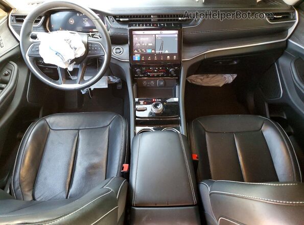 1C4RJKBG6P8752095 2023 JEEP GRAND Синий Вид панели приборов