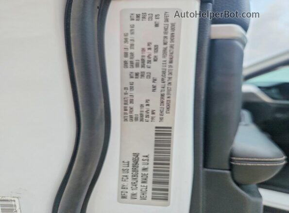1C4RJKBG8R8946548 2024 JEEP GRAND White Вид наклейки з VIN-кодом