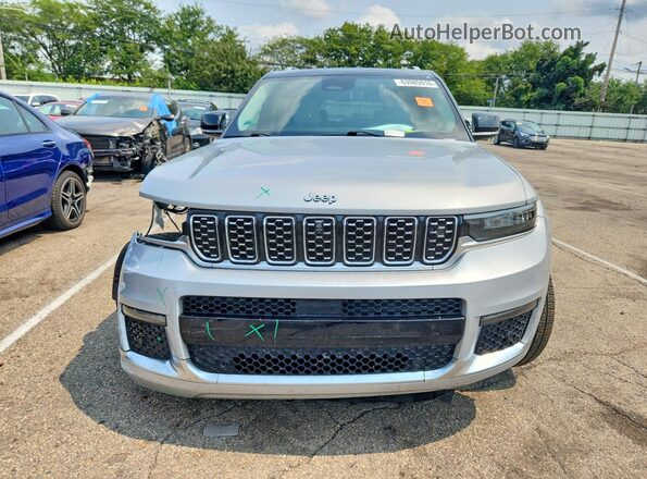 1C4RJKEG0N8529446 2022 JEEP GRAND Silver Front view