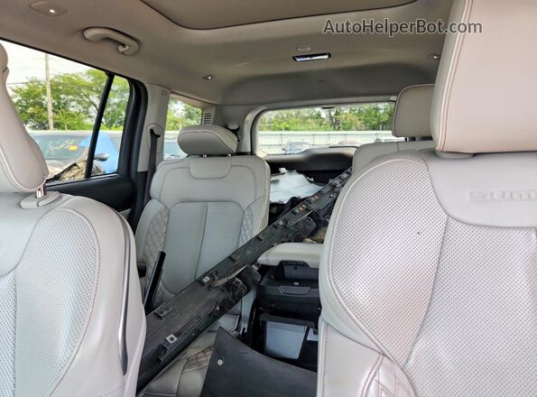 1C4RJKEG0N8529446 2022 JEEP GRAND Silver Rear seats view