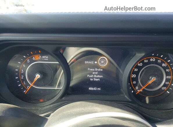 1C4RJXFG3RW245984 2024 JEEP WRANGLER Gray Вид щитка приладів