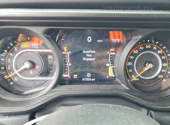 1C4RJXFG9RW197696 2024 JEEP WRANGLER Gray Widok zestawu wskaźników