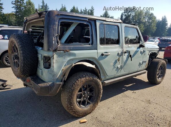 1C4RJXN68RW166271 2024 JEEP WRANGLER Зеленый Задняя правая четверть