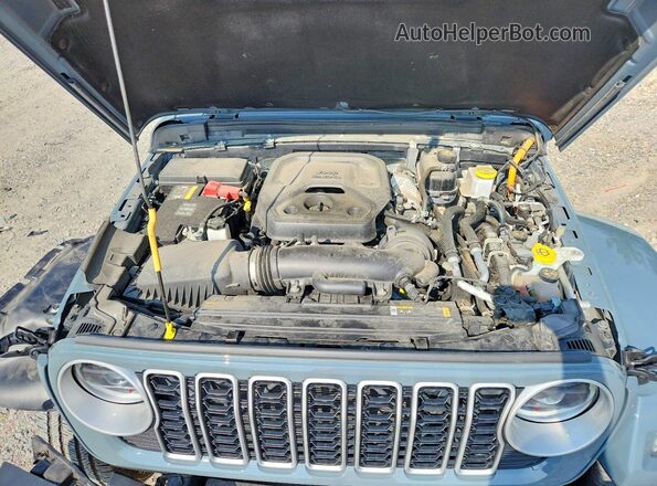 1C4RJXP62RW238501 2024 JEEP WRANGLER Charcoal Vista del compartimento del motor