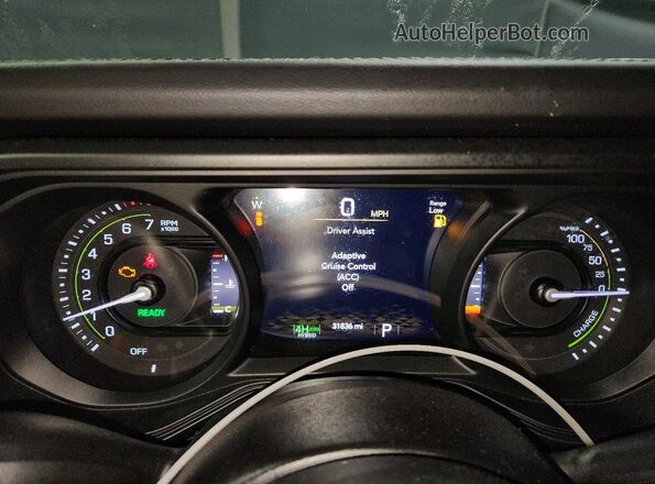 1C4RJXP63RW270812 2024 JEEP WRANGLER White ხელსაწყოთა პანელის ხედი