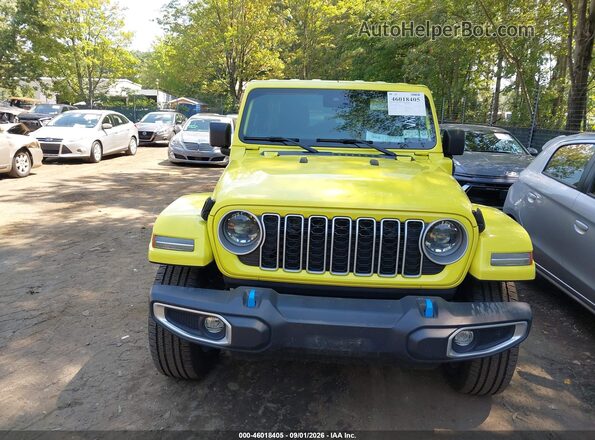 1C4RJXP64RW238516 2024 JEEP WRANGLER Yellow ხელსაწყოთა პანელის ხედი
