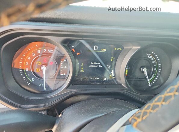 1C4RJXP65RW232644 2024 JEEP WRANGLER White Instrument cluster view