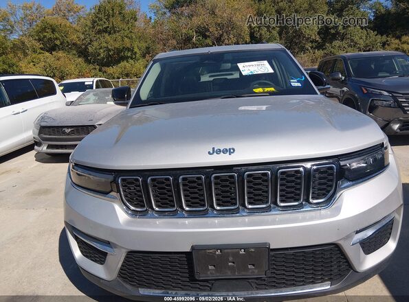 1C4RJYB63RC720599 2024 JEEP GRAND CHEROKEE 4XE Silver წინა ხედი
