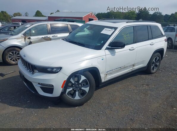 1C4RJYB64RC142500 2024 JEEP GRAND CHEROKEE 4XE White Առջևի ձախ երեք քառորդ տեսարան