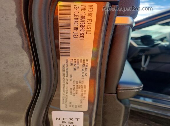 1C4RJYB69RC182331 2024 JEEP GRAND Black VIN sticker view