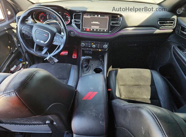 1C4SDHCT1MC760878 2021 DODGE DURANGO Gray Widok deski rozdzielczej