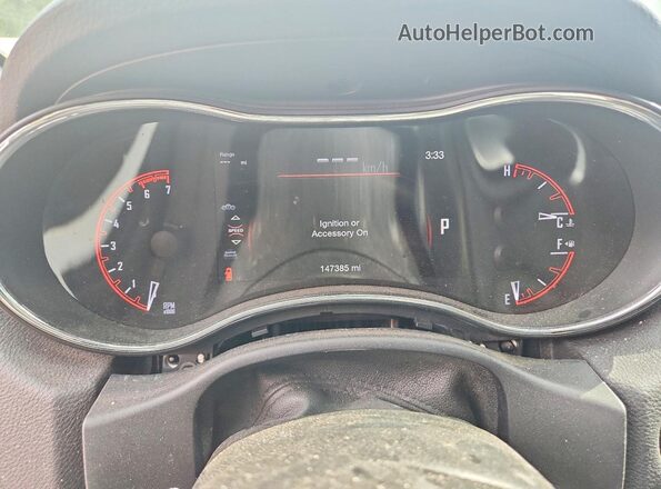 1C4SDHCT3HC771032 2017 DODGE DURANGO Silver Սարքավորումների վահանակի տեսք