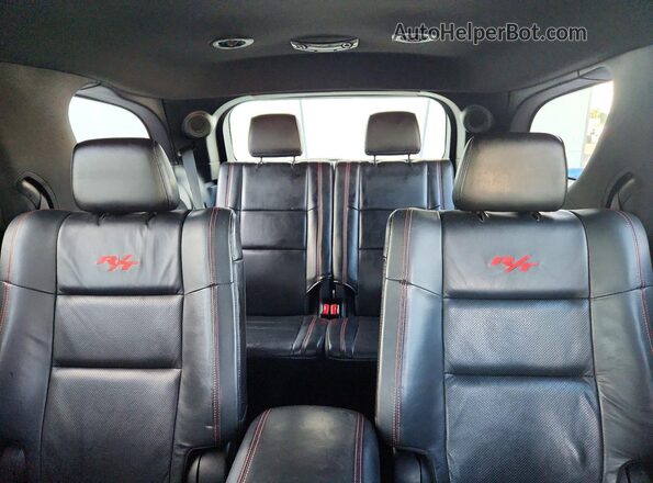 1C4SDHCT7HC906268 2017 DODGE DURANGO Black Հետևի նստատեղերի տեսք