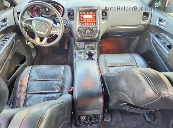 1C4SDHCT7HC906268 2017 DODGE DURANGO Black Առջևի վահանակի տեսք