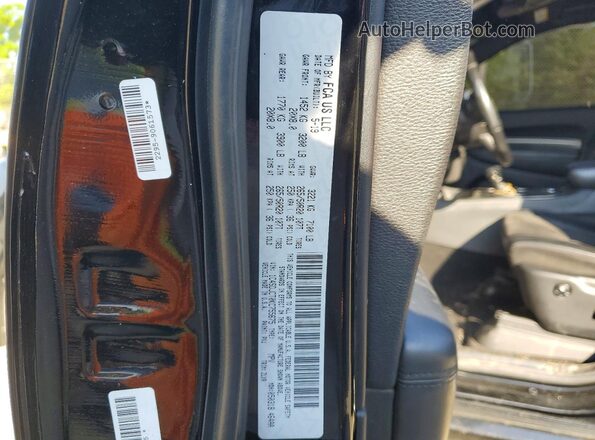 1C4SDJCT0KC755675 2019 DODGE DURANGO Black VIN կոդի պիտակի տեսք