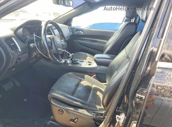 1C4SDJCT0LC155160 2020 DODGE DURANGO Black Widok wnętrza z przodu
