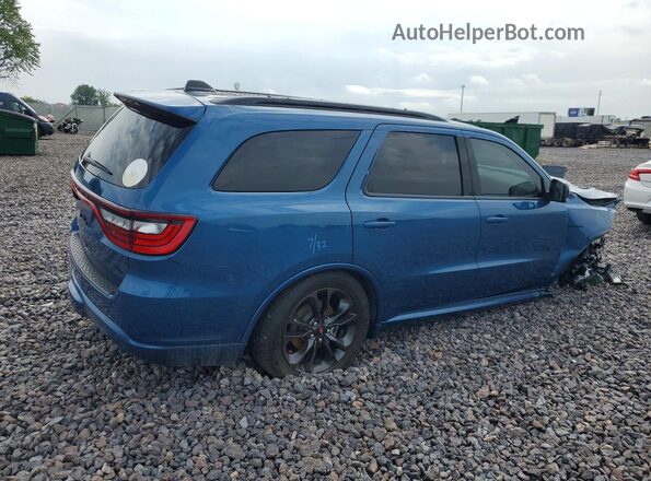 1C4SDJCT2RC175189 2024 DODGE DURANGO Blue Rear right