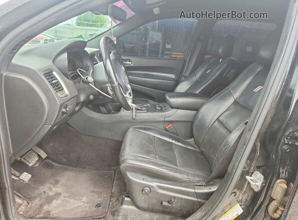 1C4SDJCT3KC531171 2019 DODGE DURANGO Black Front interior view