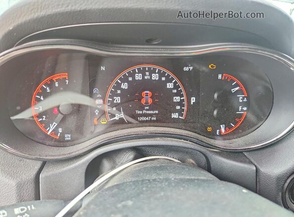 1C4SDJCT3KC531171 2019 DODGE DURANGO Black Instrument cluster view