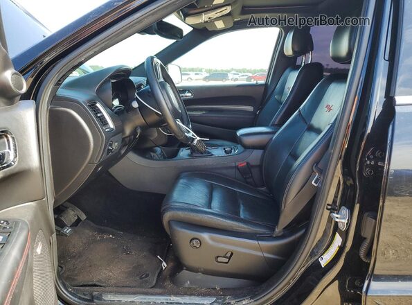 1C4SDJCT6JC371091 2018 DODGE DURANGO Black Widok wnętrza z przodu