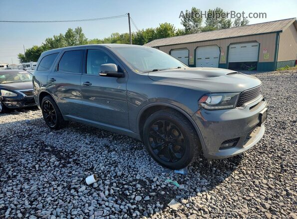 1C4SDJCTXKC745056 2019 DODGE DURANGO Gray Front right