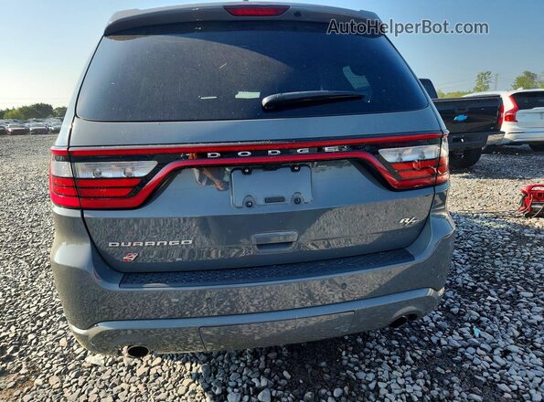 1C4SDJCTXKC745056 2019 DODGE DURANGO Gray Rear view