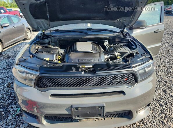 1C4SDJCTXKC745056 2019 DODGE DURANGO Gray Rear interior view
