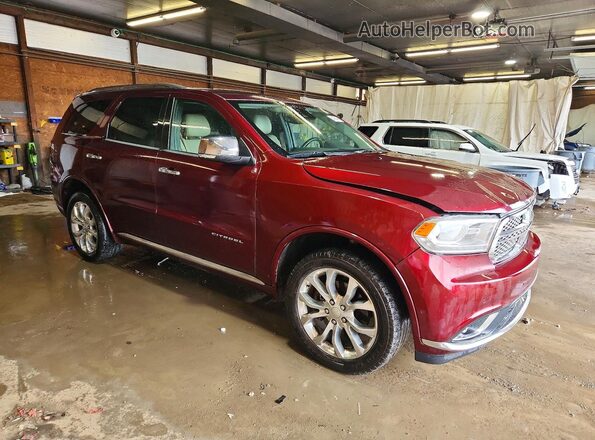 1C4SDJET3JC101183 2018 DODGE DURANGO Burgundy Delantero derecho