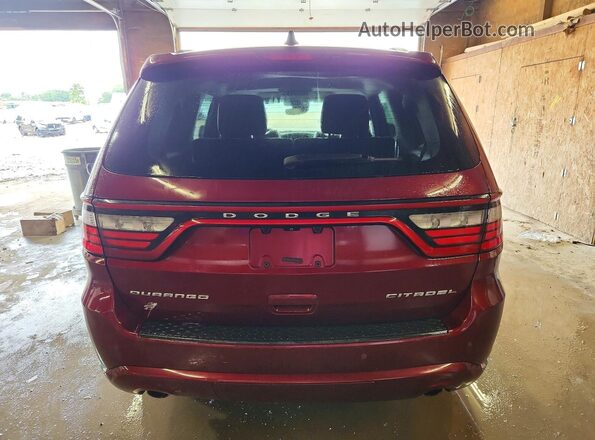 1C4SDJET3JC101183 2018 DODGE DURANGO Burgundy Vista trasera