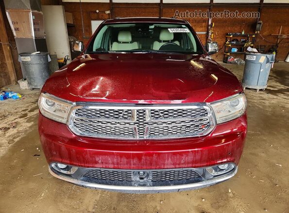 1C4SDJET3JC101183 2018 DODGE DURANGO Burgundy Vista frontal