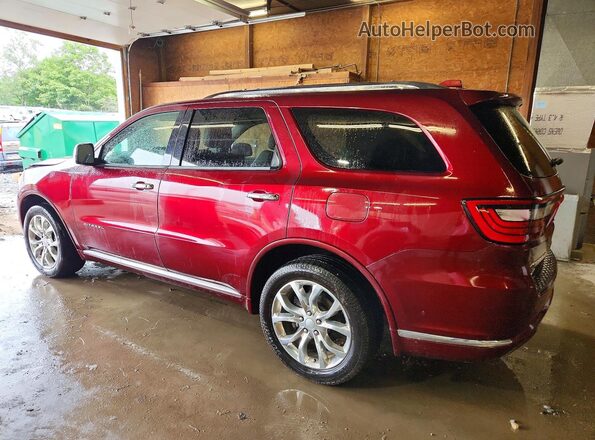 1C4SDJET3JC101183 2018 DODGE DURANGO Burgundy Trasero izquierdo