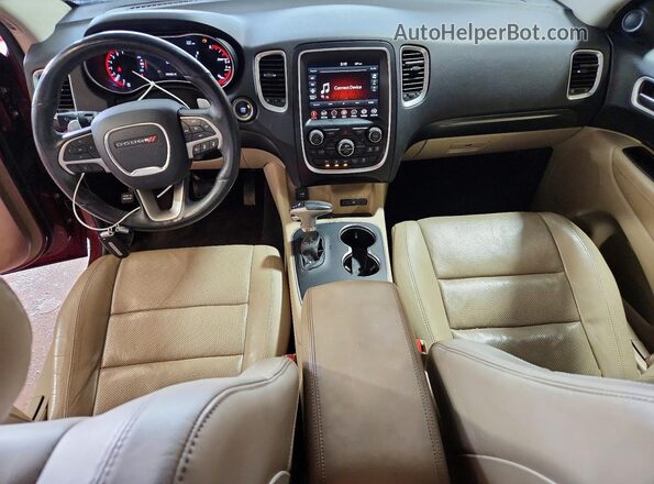 1C4SDJET3JC101183 2018 DODGE DURANGO Burgundy Vista del salpicadero