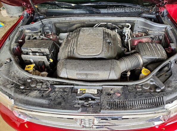 1C4SDJET3JC101183 2018 DODGE DURANGO Burgundy Vista del compartimento del motor