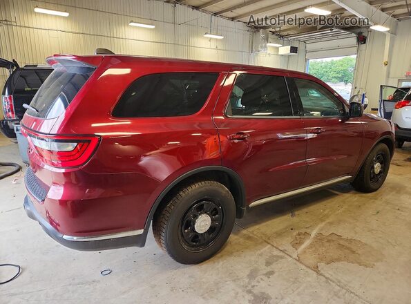 1C4SDJFT1NC135837 2022 DODGE DURANGO Maroon Rear right