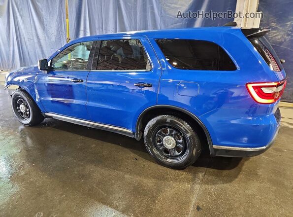 1C4SDJFT8PC673549 2023 DODGE DURANGO Blue Trasero izquierdo