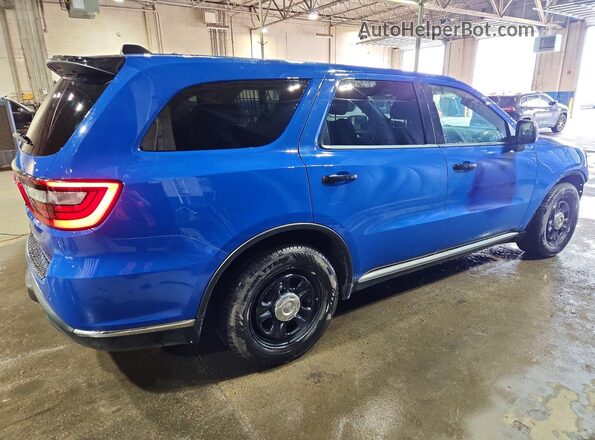 1C4SDJFT8PC673549 2023 DODGE DURANGO Blue Trasero derecho