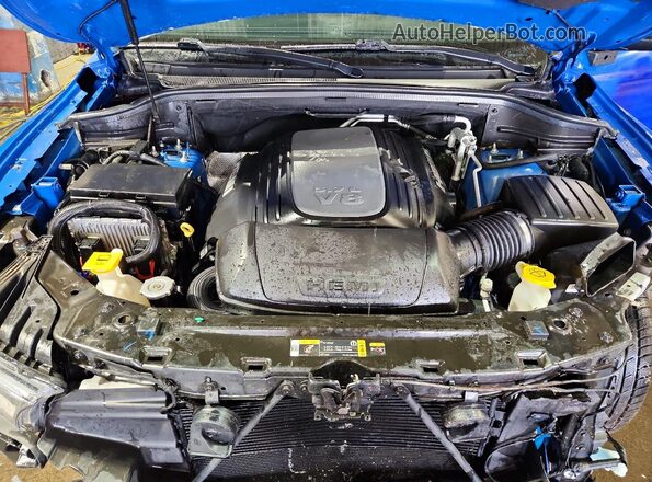 1C4SDJFT8PC673549 2023 DODGE DURANGO Blue Vista del compartimento del motor