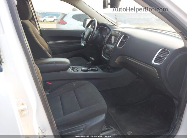 1C4SDJFTXJC434446 2018 DODGE DURANGO White Սալոնի դիմացի տեսք
