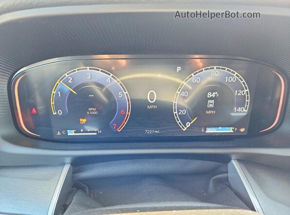 1C4SJSBP6TS170710 2026 JEEP GRAND White Instrument cluster view