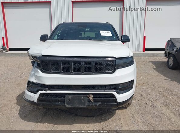 1C4SJSFP9RS150308 2024 JEEP GRAND WAGONEER L White ხელსაწყოთა პანელის ხედი