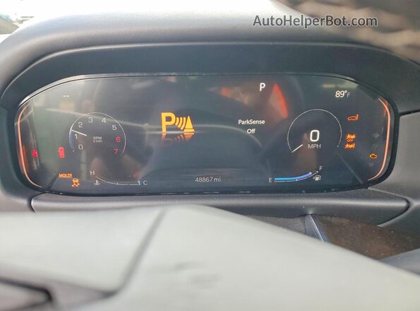 1C4SJVFP7PS510612 2023 JEEP GRAND Black Սարքավորումների վահանակի տեսք