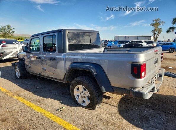 1C6HJTAG0LL136958 2020 JEEP GLADIATOR Gray Trasero izquierdo
